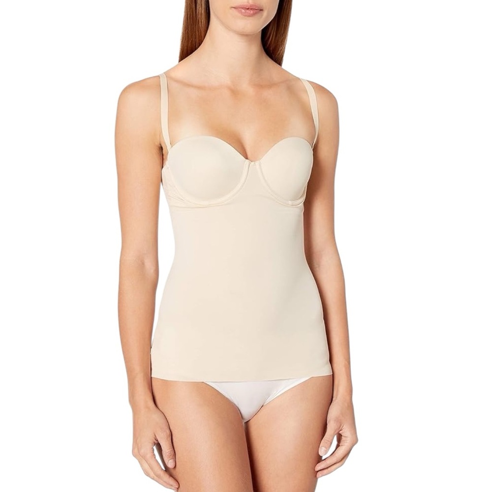 Maidenform Flexees Shapewear Foam Cup Cami 36D Latte Lift NWOT